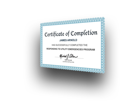 Certificate of completion